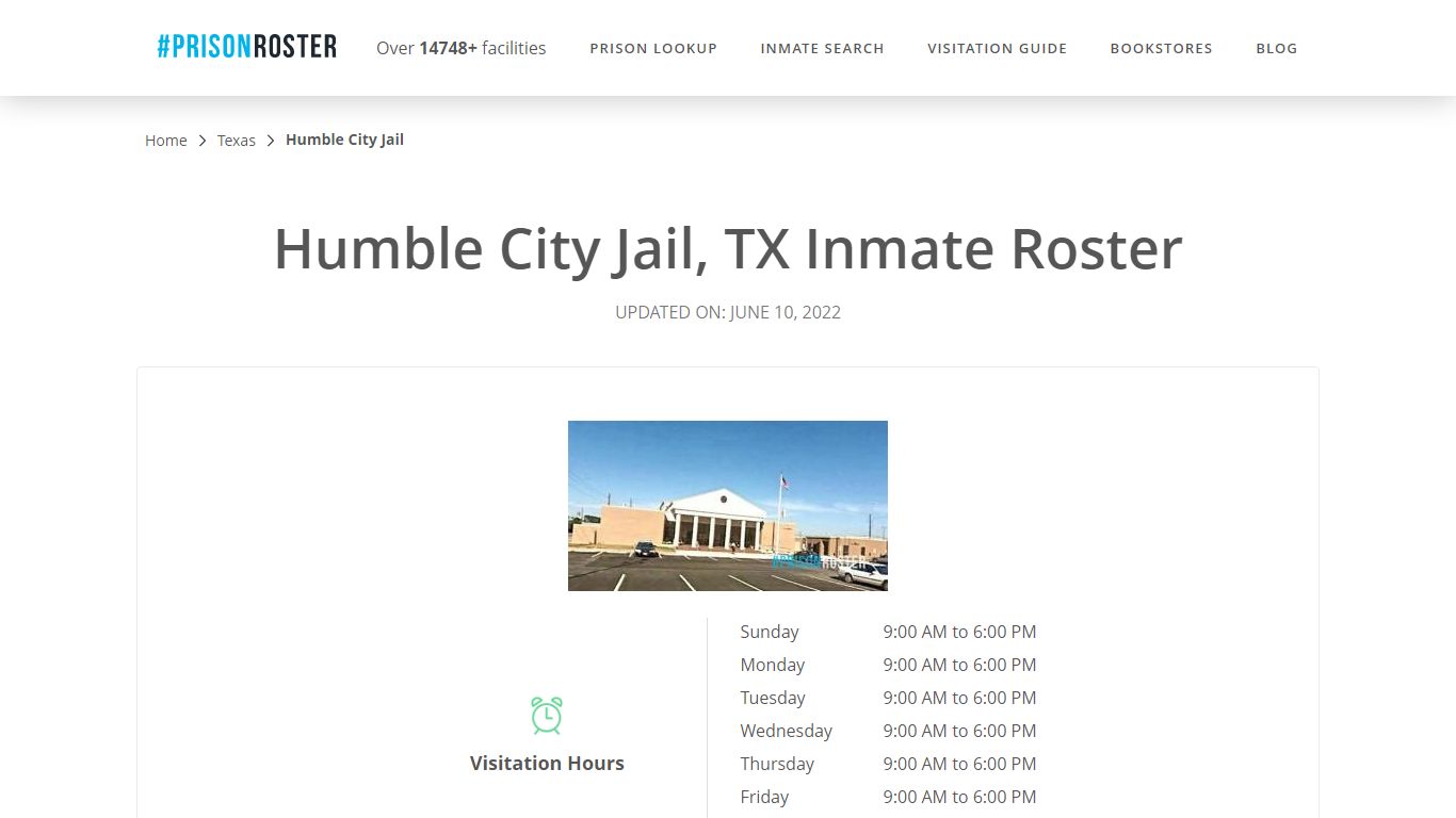 Humble City Jail, TX Inmate Roster - Nationwide Inmate Search